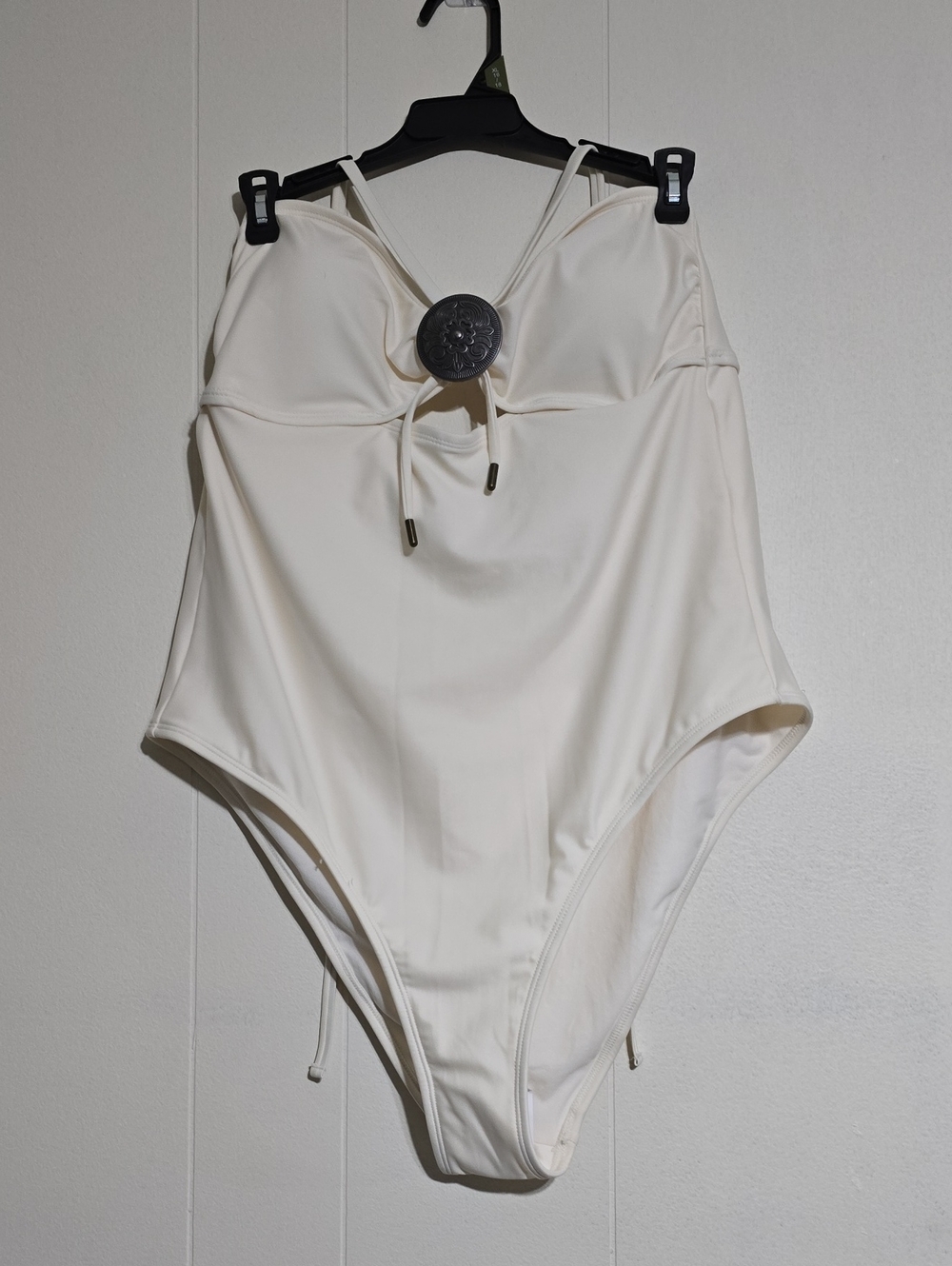 No Boundaries Ivory One Piece Bathing Suite